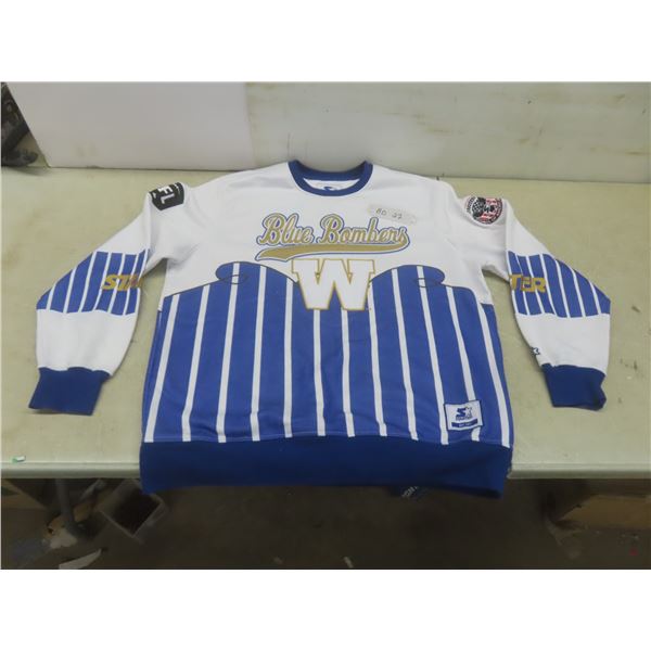 Vintage Starter CFL Winnipeg Blue Bombers Mens XXL Sweatshirt