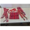 Image 1 : Vintage First Nations Metis Sash Fire Bag & 3 Youth Sashes