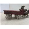 Image 6 : Vintage Cast Iron 8 Horse Large Beer Wagon Toy - 29" Across