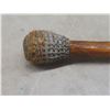 Image 2 : Antique Boson's Thread Covered Weighted Persuader Cane - 33" Tall