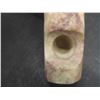 Image 4 : Vintage First Nations Spirit Pipe - Carved Stone Bowl with Carved Bone Tip - 3.5" Across