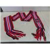 Image 1 : Vintage Metis First Nations Red River Self Government Treaty Sash - Label Pictures Chartrand - Rare