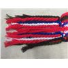 Image 4 : Vintage Metis First Nations Red River Self Government Treaty Sash - Label Pictures Chartrand - Rare