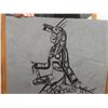 Image 10 : Vintage Hand Carved Cedar First Nations Haida Wall Hanging by Earl Wadhams - 10" Tall - Plus Mirror