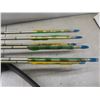 Image 4 : Compound Bow w/ 6 Arrows, Arrow End/Tips & Soft Bag