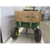 Image 2 : John Deere Metal Wagon w/ Wood Sides