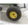 Image 3 : John Deere Metal Wagon w/ Wood Sides
