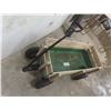 Image 9 : John Deere Metal Wagon w/ Wood Sides