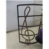 Image 9 : Rechargeable Lantern - No Remote & 5 Candle in Music Design Wrought Iron Display