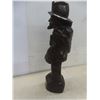 Image 2 : Carved Traveling Hobo Man 26" Tall