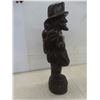 Image 4 : Carved Traveling Hobo Man 26" Tall