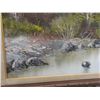 Image 7 : Framed Oil Painting 31" x 55"