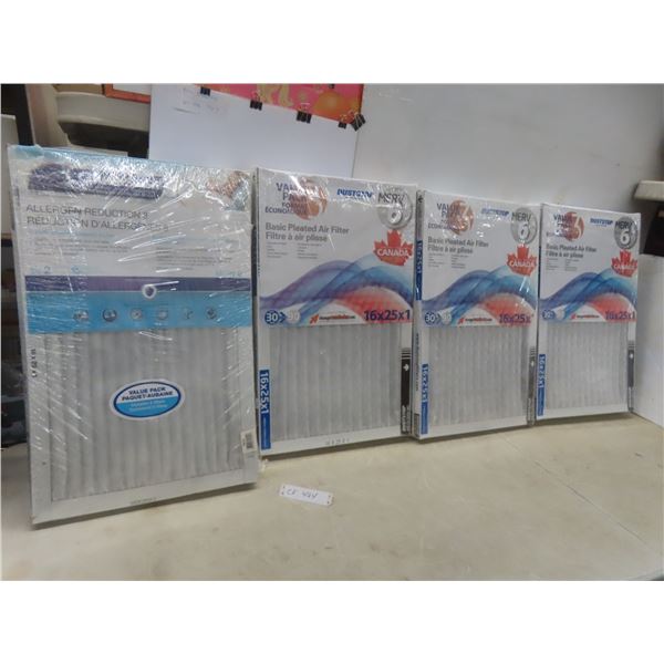 New 15 Furnace Air Filters 16" x 25" x 1"