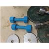 Image 7 : Steel Weights Approx 100 Pounds, Dumbbell Bars and More