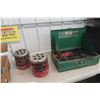 Image 1 : 2 Catylitic 3000BTU Heaters and 2 Burner Coleman Cooker Model 432
