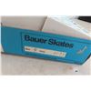 Image 2 : Bauer Size 4 Hockey Skates White NOS in Box