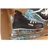 Image 4 : Bauer Size 4 Hockey Skates White NOS in Box