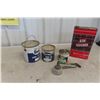 Image 1 : 3 Honey Tins, Insecticide Sprayer, and More