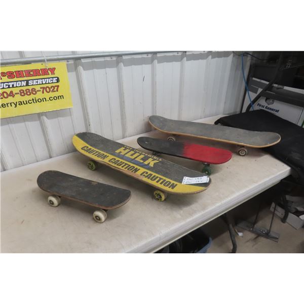 4 Skateboards