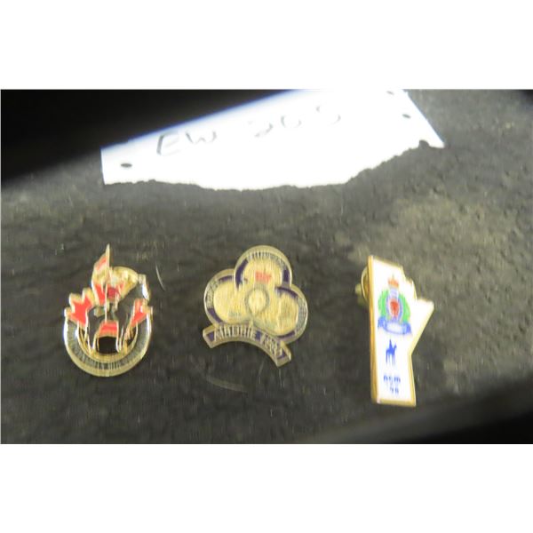 3 RCMP Pins