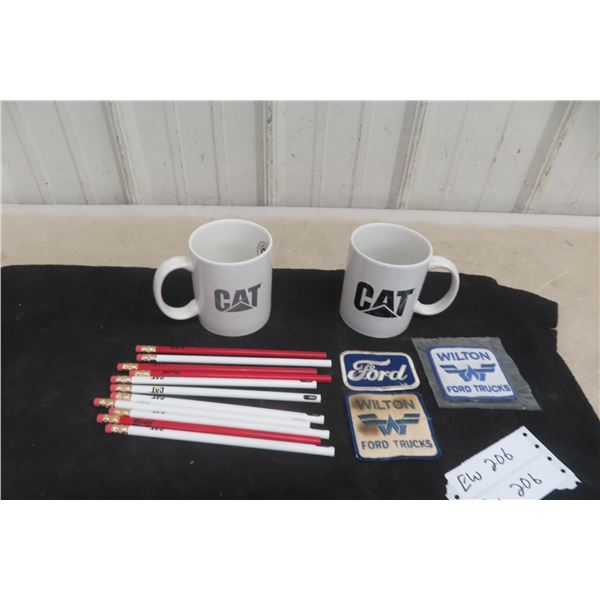 CAT Pencil, Cups & Ford Pencils