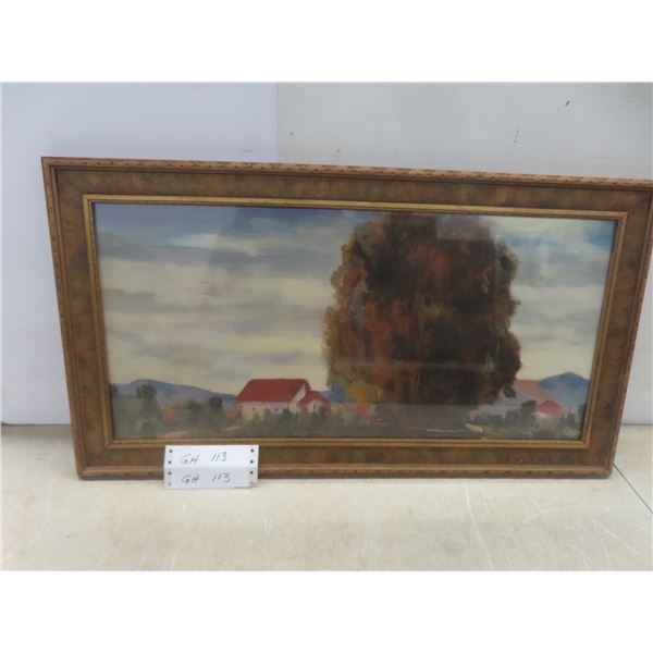 Framed Picture 14" x 26"