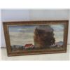 Image 6 : Framed Picture 14" x 26"