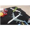 Image 6 : Matchbox Sky Busters Airport Play Case Open 24" x 20" Vintage