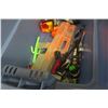 Image 8 : Storage Tub Full of Nerf Guns, Thrower Toys and More