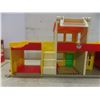 Image 12 : Fisher Price Toys: Theater & Police Station, Barber Shop, Garage Combo w/ Little People Cars