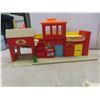 Image 2 : Fisher Price Toys: Theater & Police Station, Barber Shop, Garage Combo w/ Little People Cars