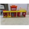 Image 3 : Fisher Price Toys: Theater & Police Station, Barber Shop, Garage Combo w/ Little People Cars