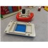 Image 5 : Fisher Price Toys: Theater & Police Station, Barber Shop, Garage Combo w/ Little People Cars