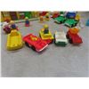 Image 7 : Fisher Price Toys: Theater & Police Station, Barber Shop, Garage Combo w/ Little People Cars