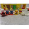 Image 8 : Fisher Price Toys: Theater & Police Station, Barber Shop, Garage Combo w/ Little People Cars