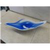 Image 5 : Art Glass Centrepiece 7-1/4" x 27" x 9-1/2" 