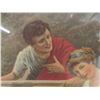 Image 3 : Vintage Beautiful Framed Print by D.C. Milton (In Doubt) - 15.25" x 20.75"