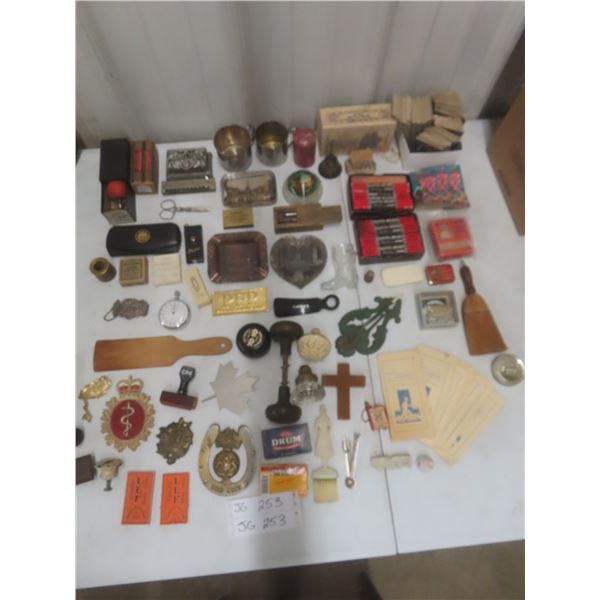 Large Box Full of Vintage Old Neat Stuff