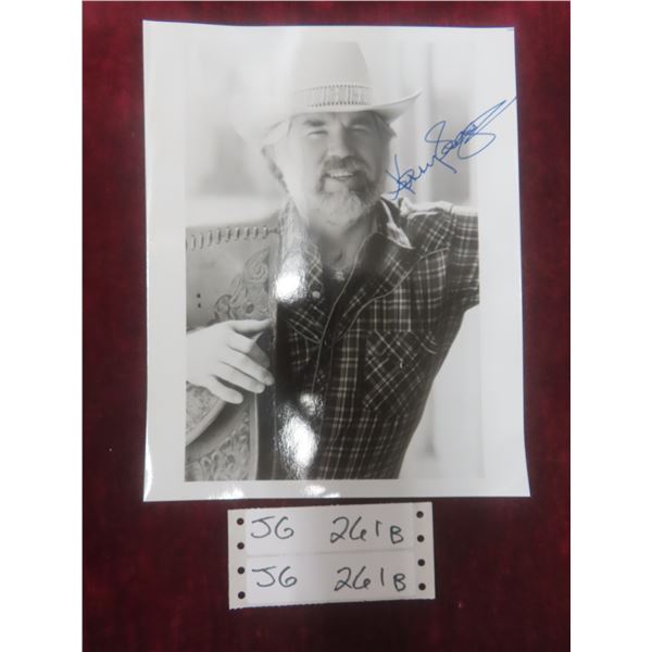 Kenny Rogers Signed Autograph 8" x 10" Photo