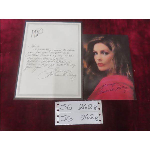 Priscilla Presley 5" x 7" Letter & Photo - Crease on the Right Side