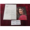 Image 1 : Priscilla Presley 5" x 7" Letter & Photo - Crease on the Right Side