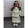 Image 3 : Carson Native Doll with a Baby on Her Back - Leather Dress & Stand Stamped Carlson - Write Up on