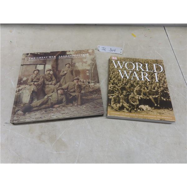 Two Books: The Great War - The Persuasive Power of Photography Hardcover 2014 (Last Half Full of
