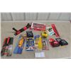 Image 1 : Tape Measure, Stud Sensor, Screwdrivers, Clamp, Spray Gun, Cleaning Kit