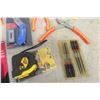Image 4 : Husky Tool Bag, Hand Tools, Adjustable Wrench, Cutters, Pliers, Tape Measure, Utility Knife Plus