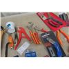 Image 6 : Husky Tool Bag, Hand Tools, Adjustable Wrench, Cutters, Pliers, Tape Measure, Utility Knife Plus