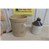 Image 1 : Medalta 3 Gallon Stoneware Crock & Jug