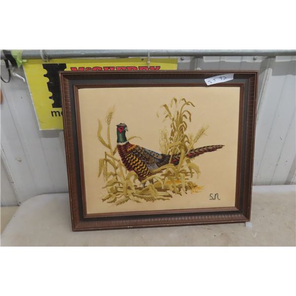 Pheasant String Art 33" x 19"