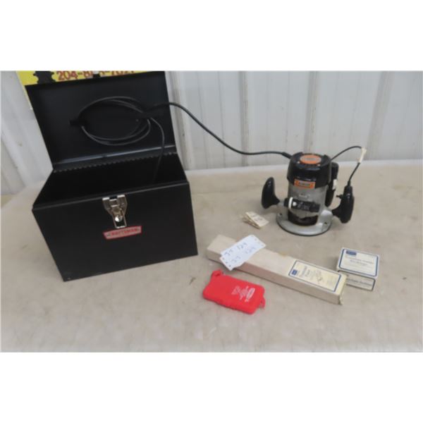 Craftsman Router in Case & Accessories