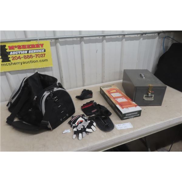 Letter Organizer, Index Cabinet, Sports Gloves, Duffle Bag